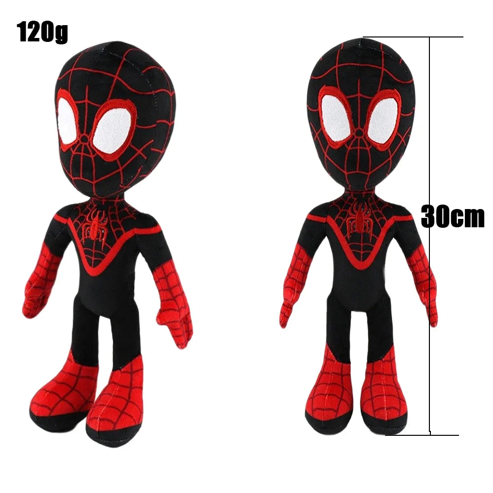 30cm Marvel Movie The Avengers Anime Cartoon Figure Spider Man Fills Plush Toys Kawaii Cute Stuffed Dolls Child Christmas Gifts