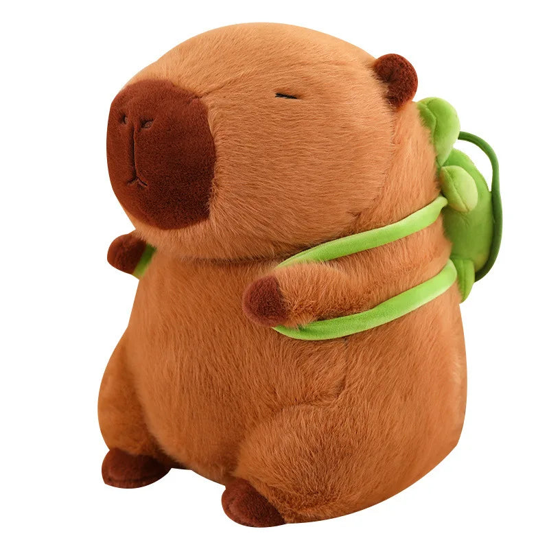 New 23cm Capybara Plush Toy Simulation Capibara Anime Fluffty Cute Animal Soft Stuffed Doll Children Christmas Plush Toy Gifts