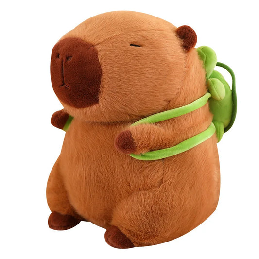 New 23cm Capybara Plush Toy Simulation Capibara Anime Fluffty Cute Animal Soft Stuffed Doll Children Christmas Plush Toy Gifts