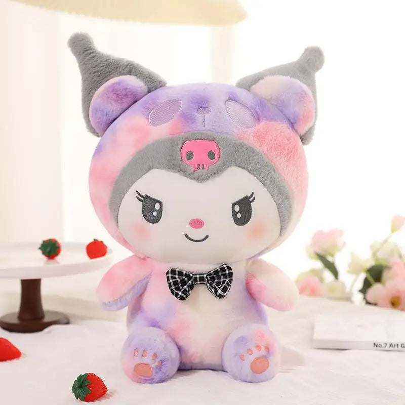 Surrounding Toys: Kuromi Cinnamoroll Meiledi Series Plush Toys Sanli Fighting Doll Pillow Birthday Gift Wholesale Cute And Fun