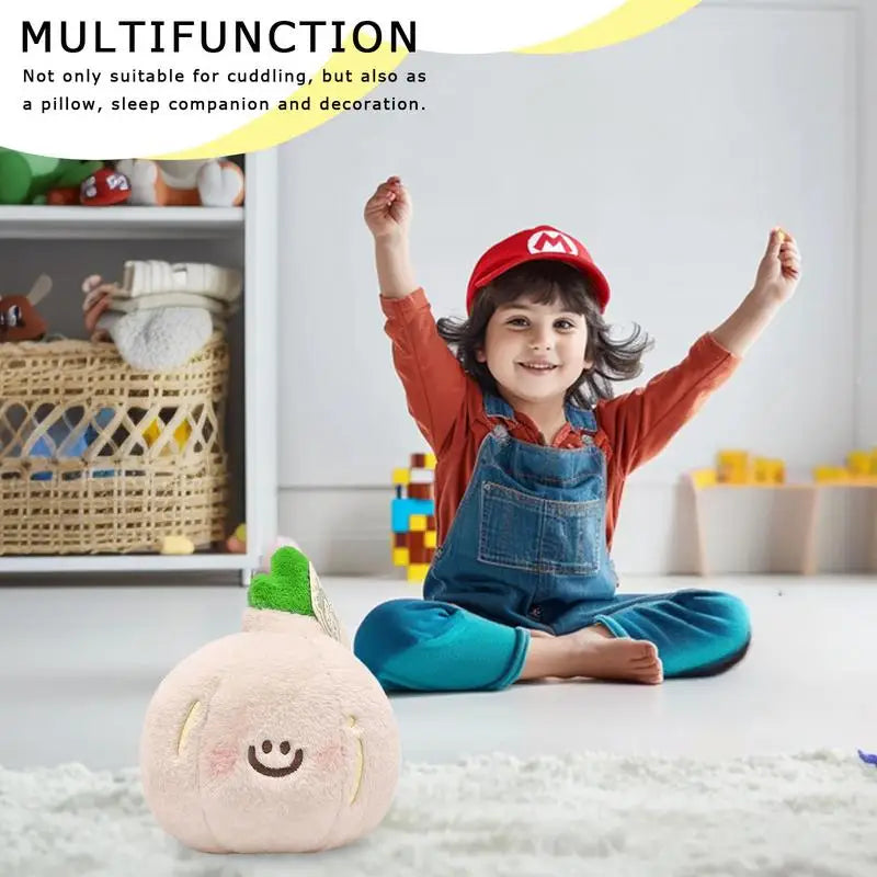 Vegetable Stuffed Toy Soft Stuffed Vegetable Doll Funny Vegetable Stuffed Plush Toy Home Decoration For Living Room Bedroom Stud