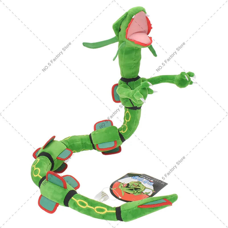 Pokemon Kawaii Shiny Rayquaza Plush Doll - Plushy Mart