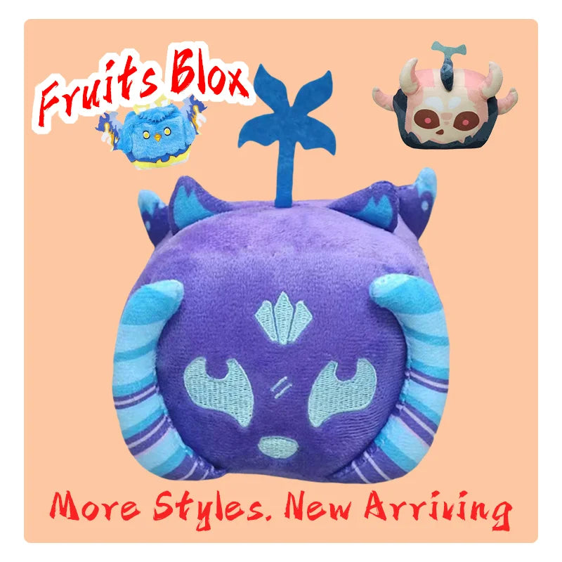 New Fruits Blox Plush Toys Anime Game Stuffed Toy Devil Fruit Horror Dolls Kids Birthday Gifts House Sofa Soft Fruit Pillow