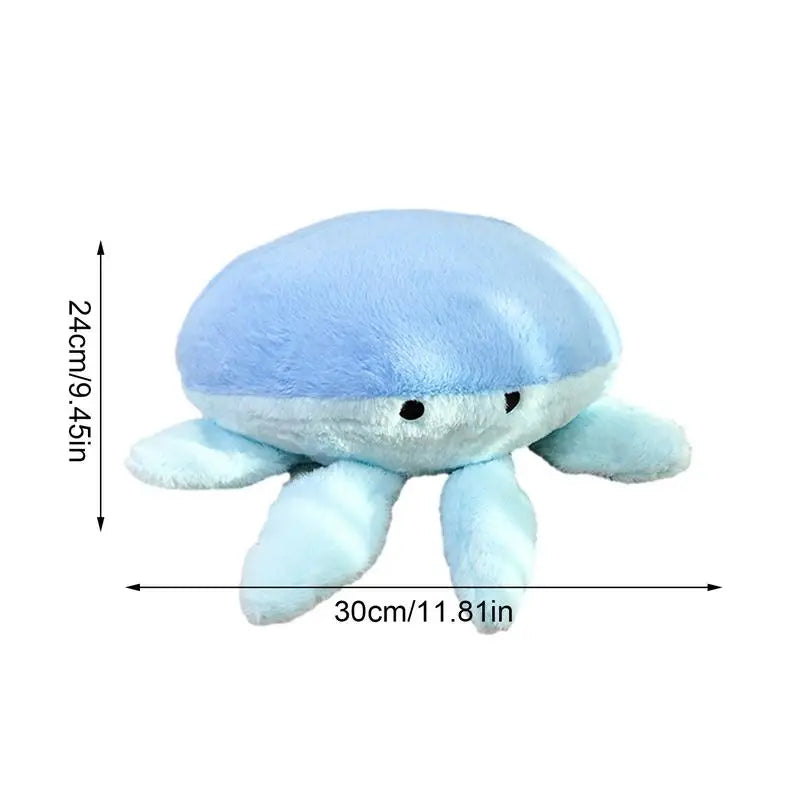 Stuffed Jellyfish Plush Marine Animal Dolls Sea Stuffed Animals Sea Animal Stuffed Animals Soft Cute Decorative Adorable For