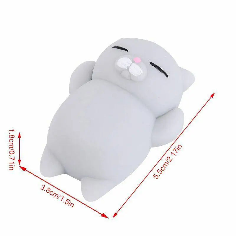 Kawaii Cat Squishies - 5 Pack Stress Relief Toys for Kids