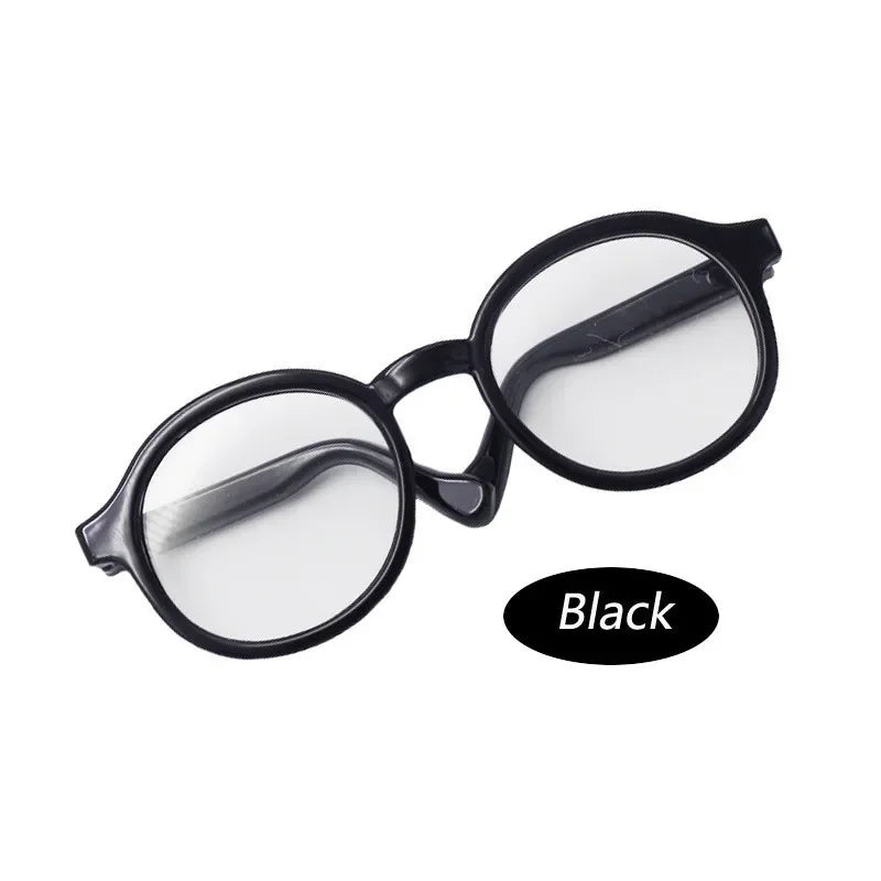 6.5cm 9cm Transparent Plastic Glasses For 1/8 1/6 1/3 1/4 BJD for Labubu MSD SD Plush for EXO Doll sunglasses