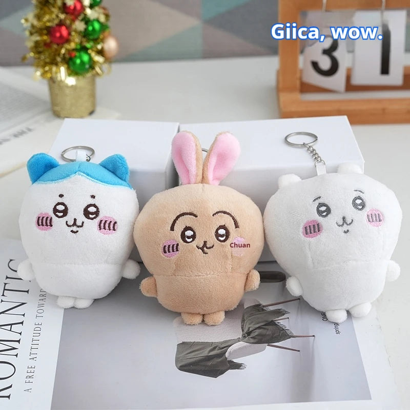 CHIIKWA pendant doll GIIKAWA cute plush toy peripheral anime cute gift wholesale Backpack pendant Key buckle  Holiday gifts