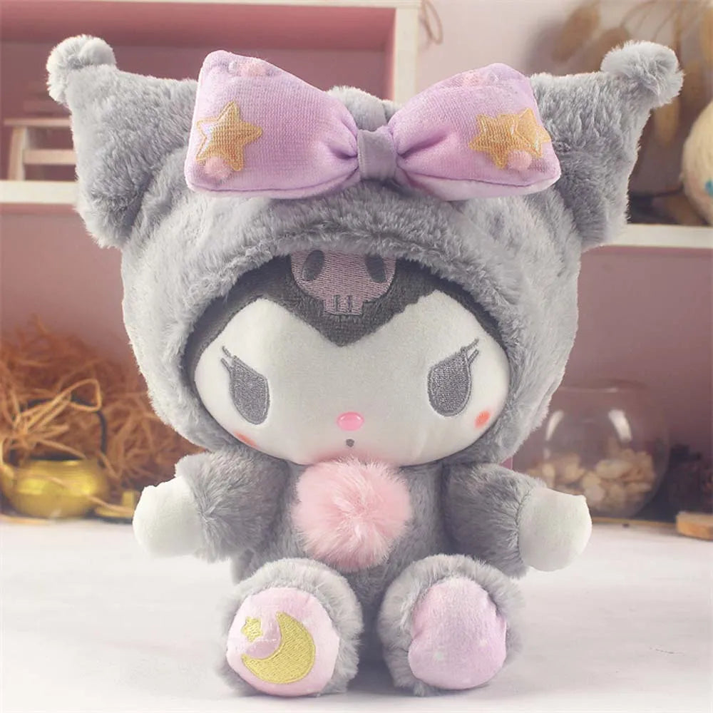 20cm Sanrio Plushie Doll Kawaii Stuffed Animals Cute Hello Kitty Kuromi My melody Cinnamoroll Plush Toy Home Decor Children Gift