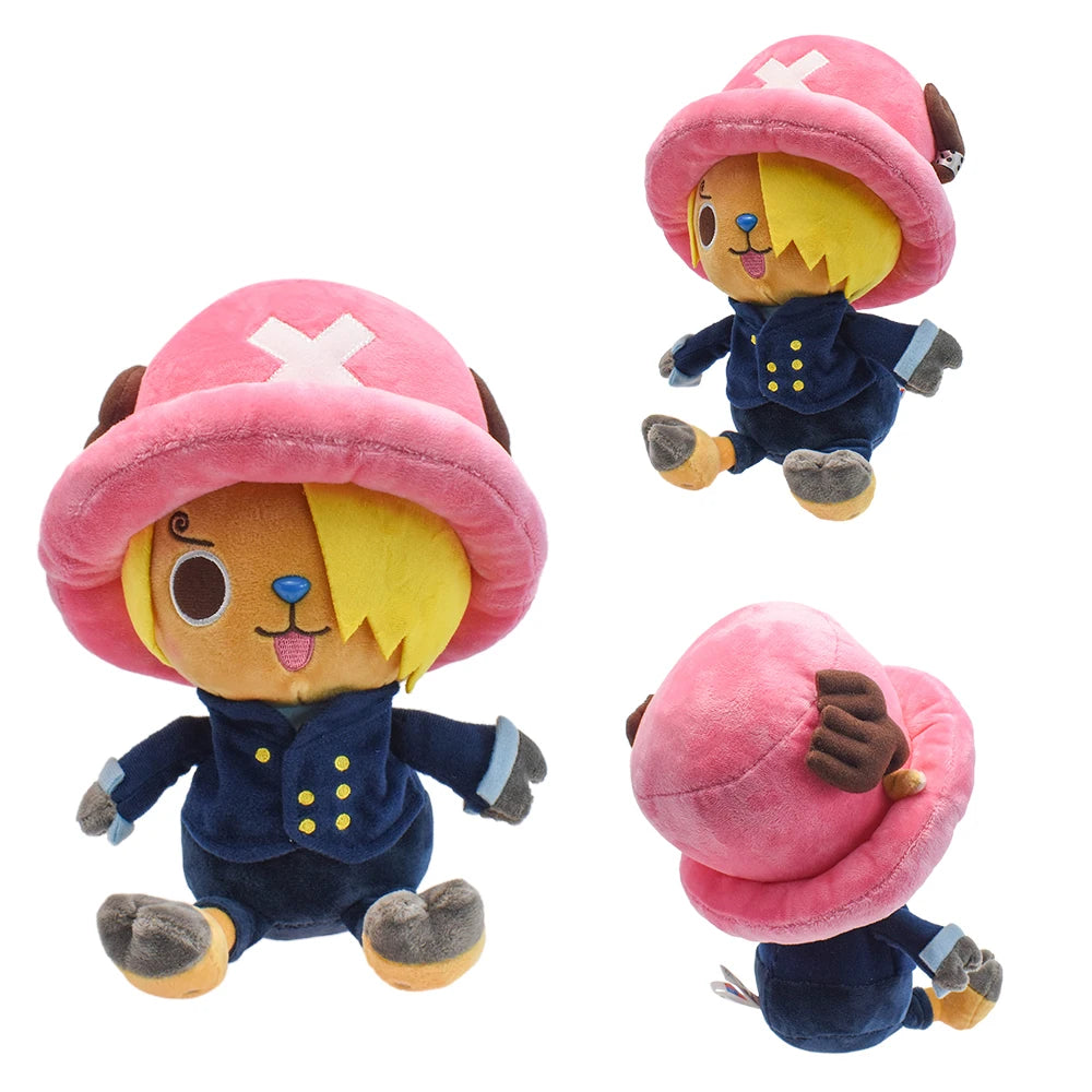 41Styles One Piece Kawaii Luffy Roronoa Zoro Tony Tony Chopper Laboon Merry Plush Toy Anime Stuffed Doll Keychain Christmas Gift