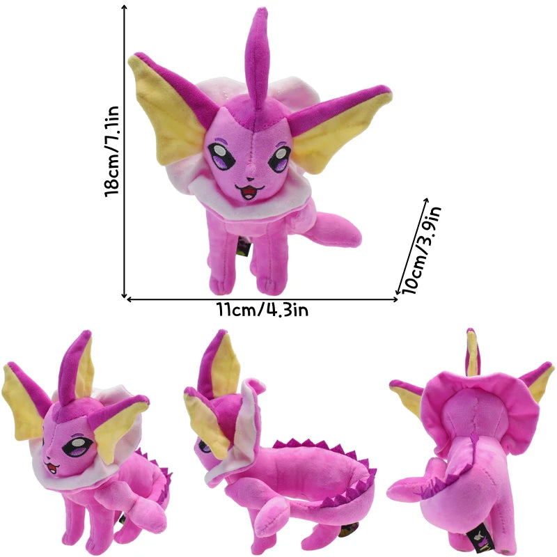 Pokemon Shiny Eevee Sylveon Flareon Vaporeon Espeon Umbreon Leafeon Glaceon Jolteon Plush Toys Cute Stuffed Peluche Dolls