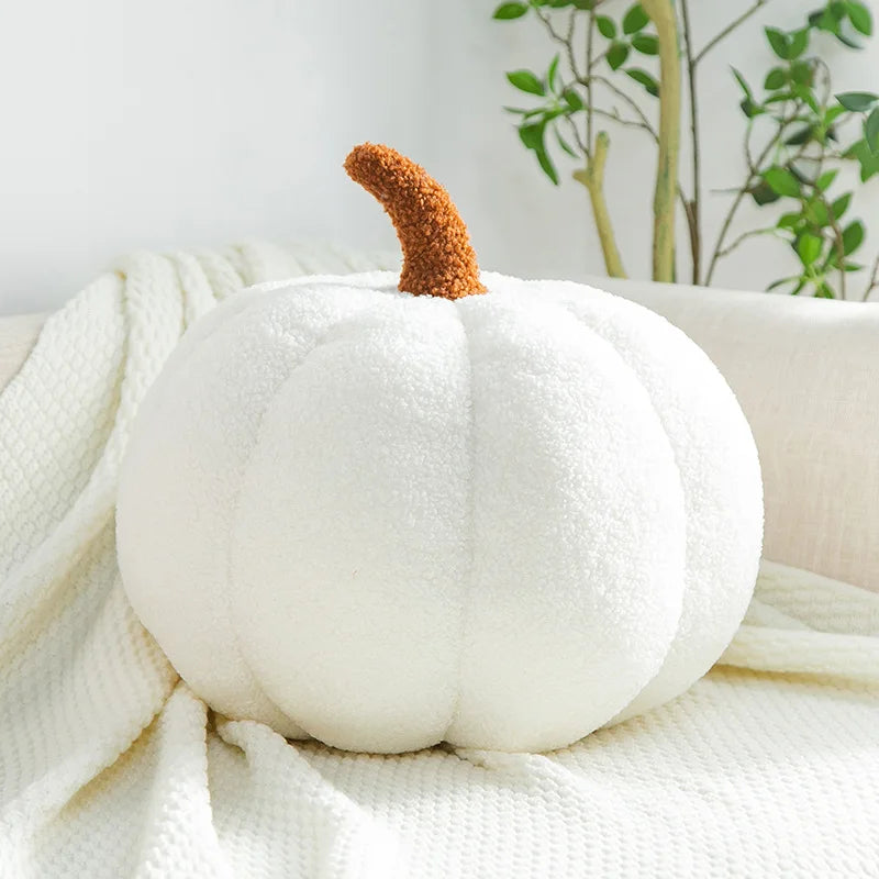 High Quality Luxury Woody Decor Pumpkin Shaped Pillow Nordic Style Room Decor Pillow Plush Sofa Living Room Bedside Bed Cushion