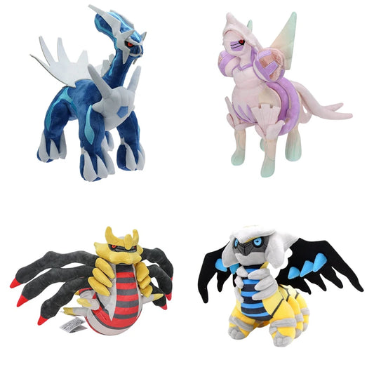 Mythica Pokemon Plush Mythical Dialga Form-changing Stuffed Doll Palkia Plushies Diamond And Pearl Series Toy Hobbies Kids Gift