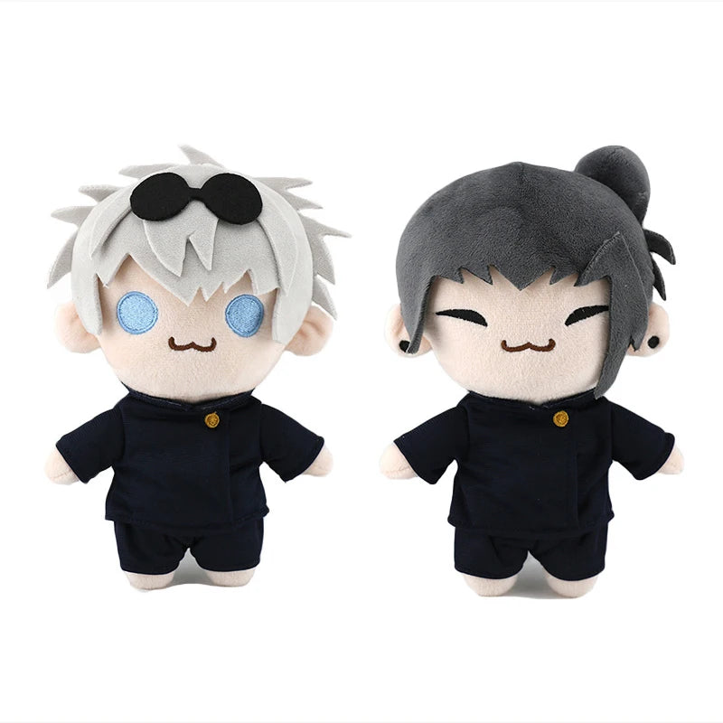 New hot  Gojo Saturo Geto Suguru Jujutsu Kaisen Cosplay Plush Cute Soft Collection Props 21cm