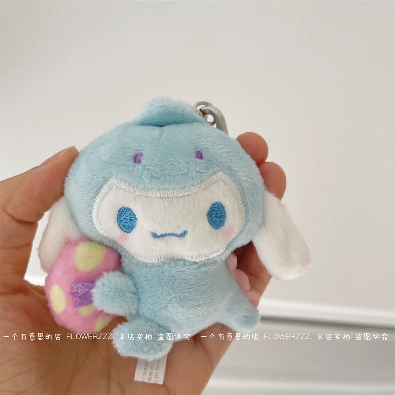 TAKARA TOMY Lovely Kuromi My Melody Pendant Very Cute Cinnamoroll Cosplay Dinosaur Plush Toy Stuffed Anime Doll Xmas Gifts