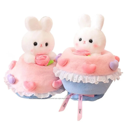 30cm Creative Funny Doll Heart Rabbit Plushie - Plushy Mart