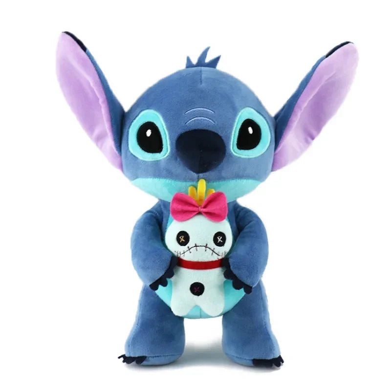 25cm Disney Plush Toy Disney Stitch Original Anime Figures Lilo & Stitch Cute Stuffed Toys Movie Peripherals Soft Ornaments Gift