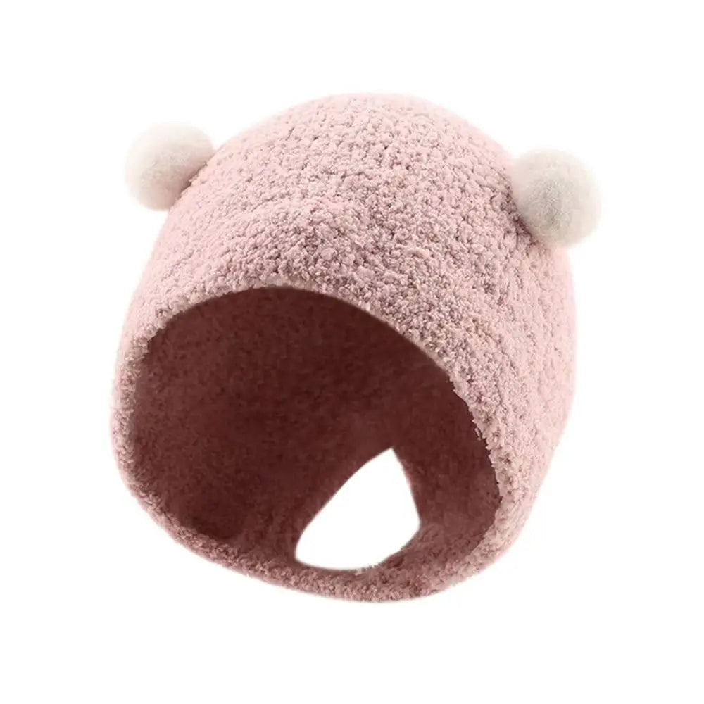 Plush Hat Warm Autumn Winter Hats Hip Hop Soft Warmer Bonnet Pullover Cap Skullies Cap Newborn Cap Newborn Toddler