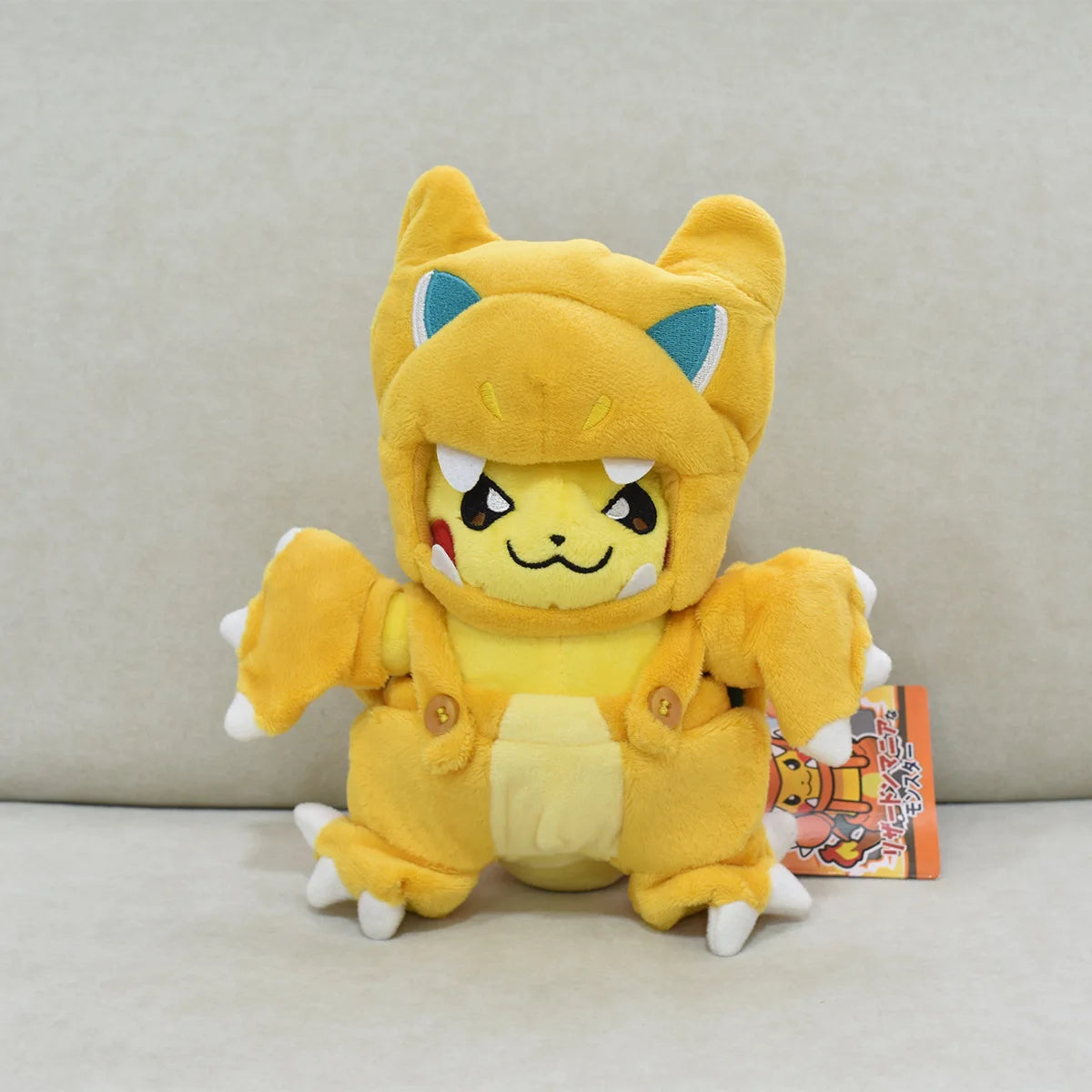 Pokemon Pikachu Cosplay Toys Charizard Snorlax Garchomp Tyranitar Hydreigon Anime Stuffed Plush Cartoon Peluche Dolls