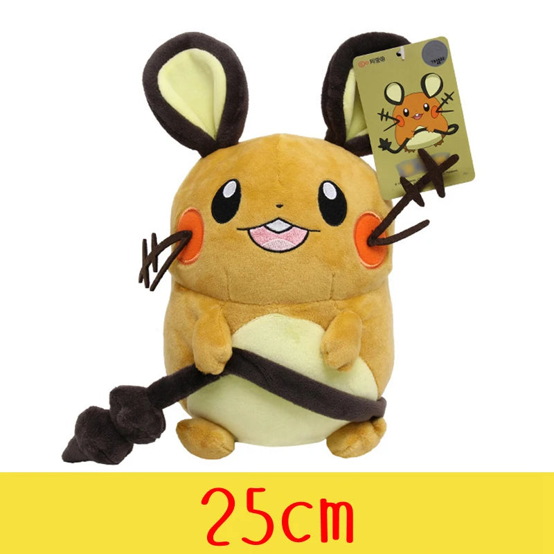 Pokemon Plush with Tag Charmander Squirtle Bulbasaur Eevee Pikachu Plush Doll Cartoon Anime Kids Birthday Gift