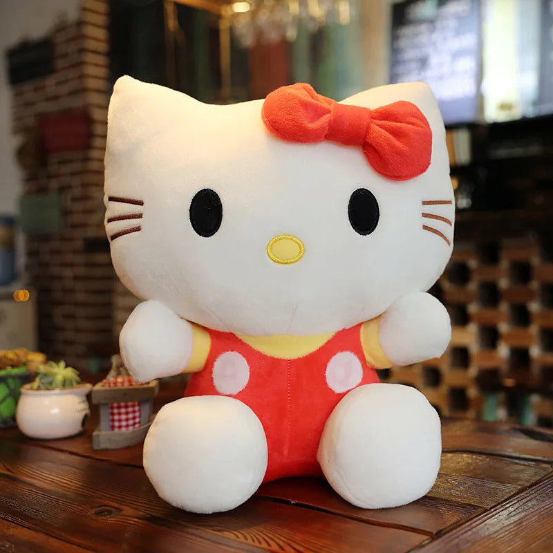 Sanrio Hello Kitty Stuffed Toys Cute Y2k Hello Kitty Plush Toys Pillow Birthday Gifts Plushies Children Dolls For Girl Kids