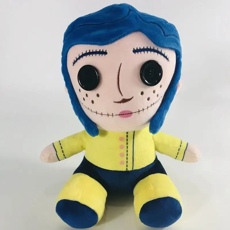 25cm Coraline Plush Doll Stuff Cartoon Figure Soft Pillow Collection Dolls  Kawaii Children Christmas Gift