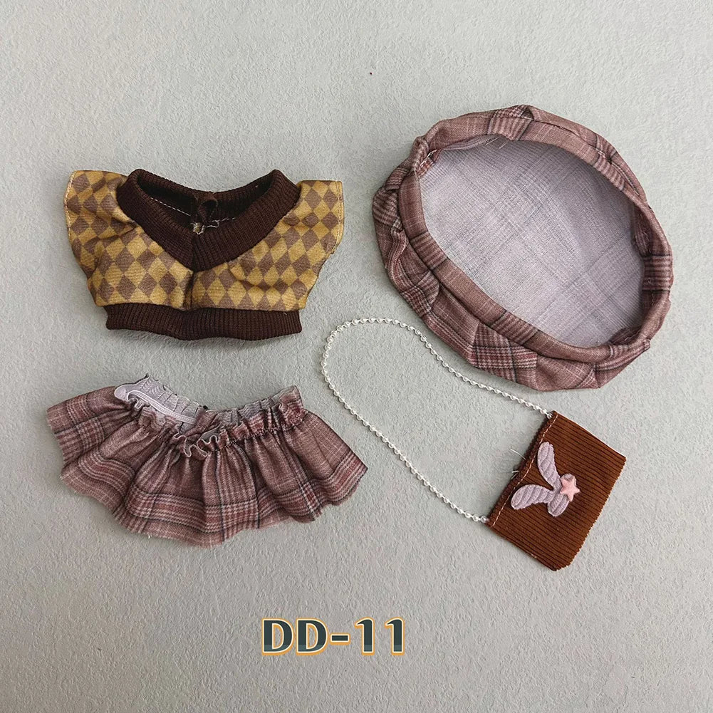 For Nommi /20 cm Cotton Doll Clothing Set Clothing Toy Accessories suit for doll cloth decoration