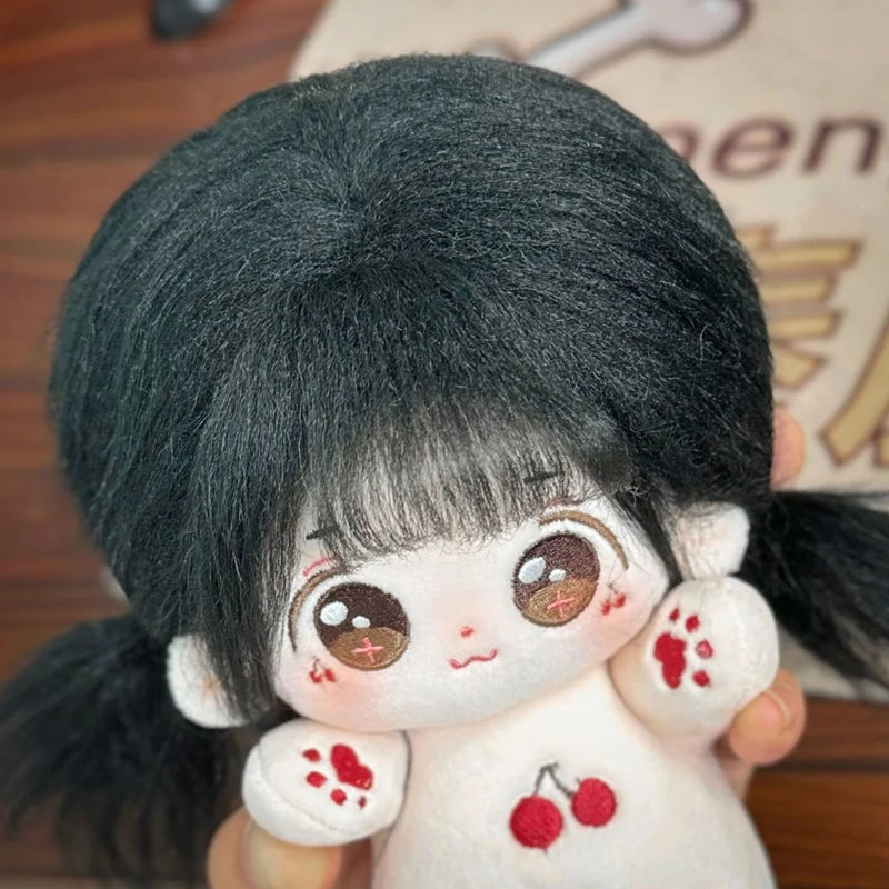 20cm Kawaii Plush Cotton Doll Idol Stuffed Super Star Figure Dolls No Attribute Fat Body Crying Doll Can Change Clothes Gift