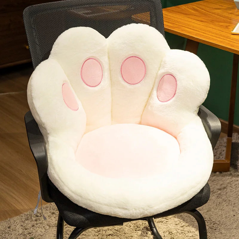 45/55cm Soft Paw Pillow Animal Seat Cushion Stuffed Plush Sofa Indoor Floor Home Chair Decor Winter Children Girls Gift