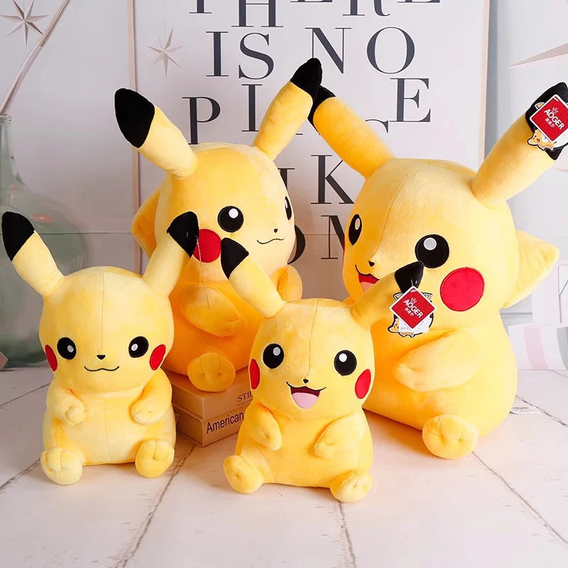 Queen Szie 75cm Pikachu Plush Pokemon Stuffed Doll Kawaii Elf  Sprigatito Scorbunny Pushies Kawaii Room Decor Toys HobbIes GiftS