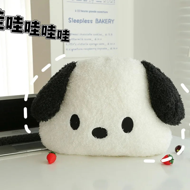 Sanrio Pochacco Plush Doll Cartoon Large Wagging Pacha Dog Girl Plush Dog Utility Live Streaming Erha Short Plush Animal Pillow