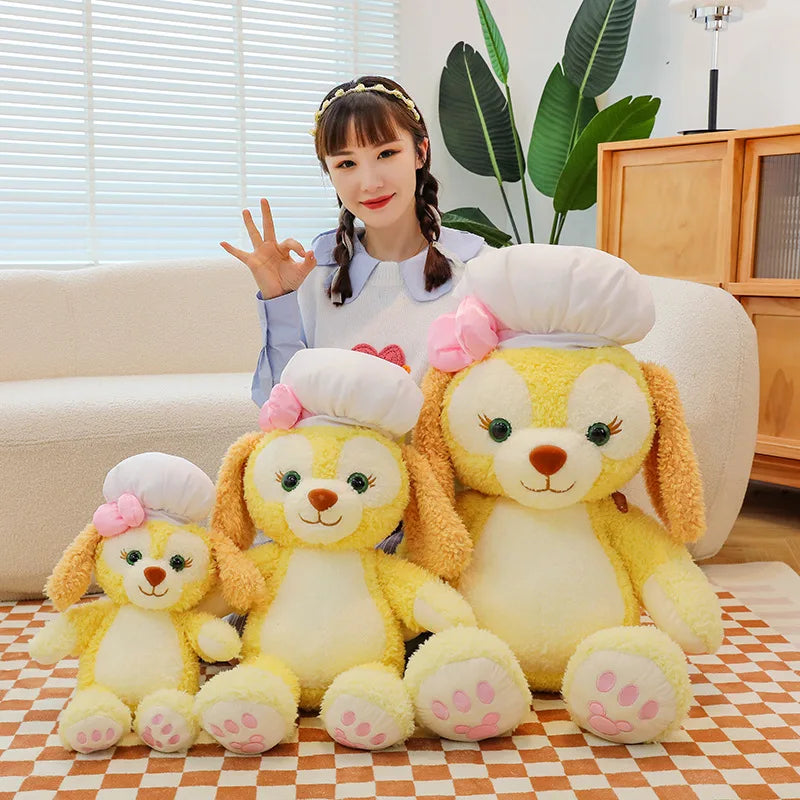 Disney 45cm Cookie Ann Plush Toy Stuffed Cartoon Anime Fluffy Dog Plushies Appease Sleeping Throw Pillow Doll For Girl Xmas Gift