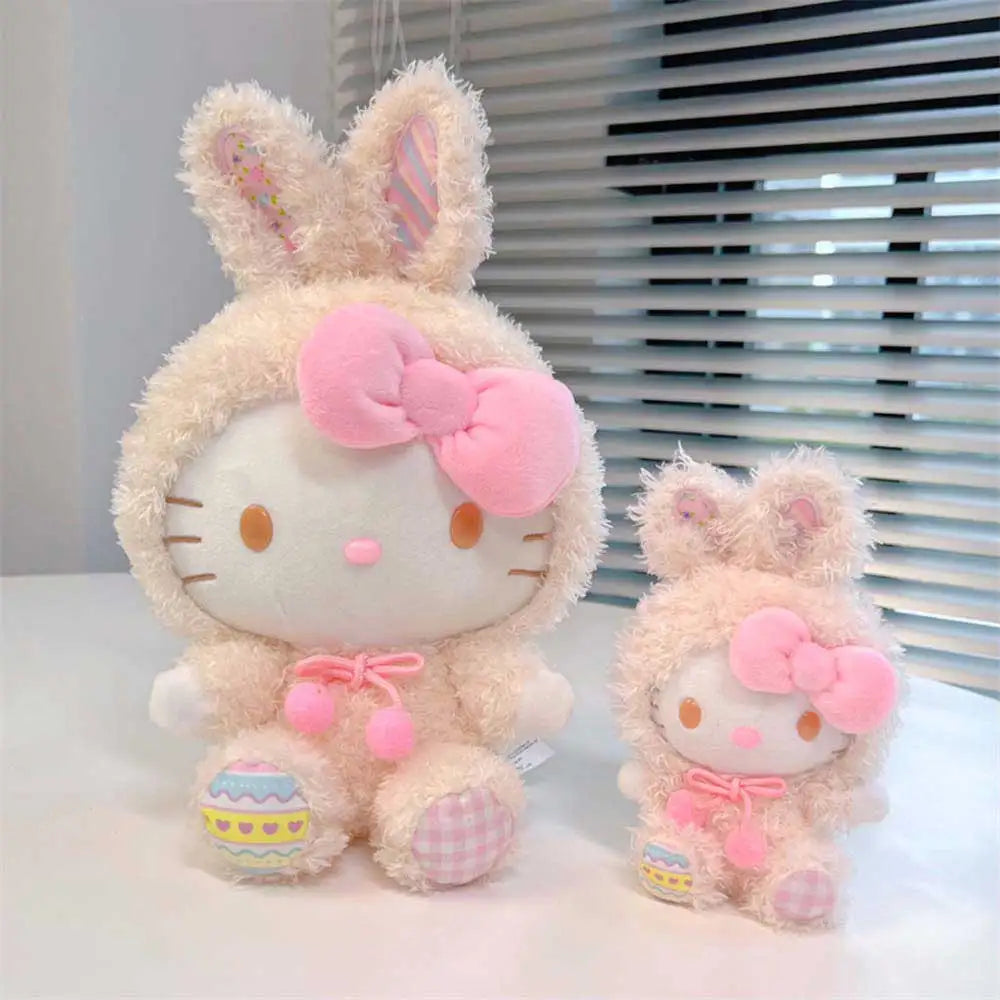 Kawaii 30cm Sanrio Anime Plush Toys Cute Cinnamoroll My Melody Kuromi Hello Kitty Plushie Doll Home Decor Children Gift