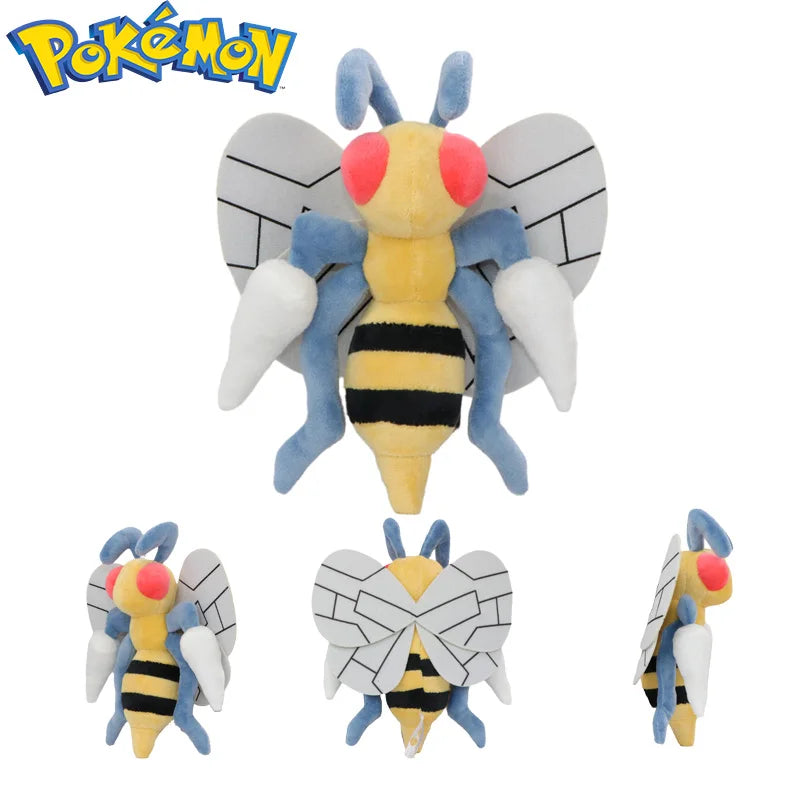 Pokemon Beedrill Sprigatito Fuecoco Quaxly Bidoof Plush Toy Darumaka Wobbuffet Charcadet Pachirisu Oshawott Stuffed Peluche Doll