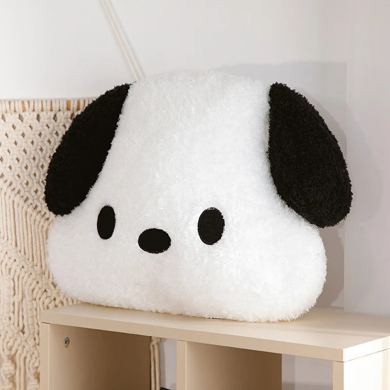 Comfortable Pachacco Pillow Hug Plush Toy Soft Dog Plushies Back Cushion for Chair Sofa Decorative Pillow Japanese Style Gifts