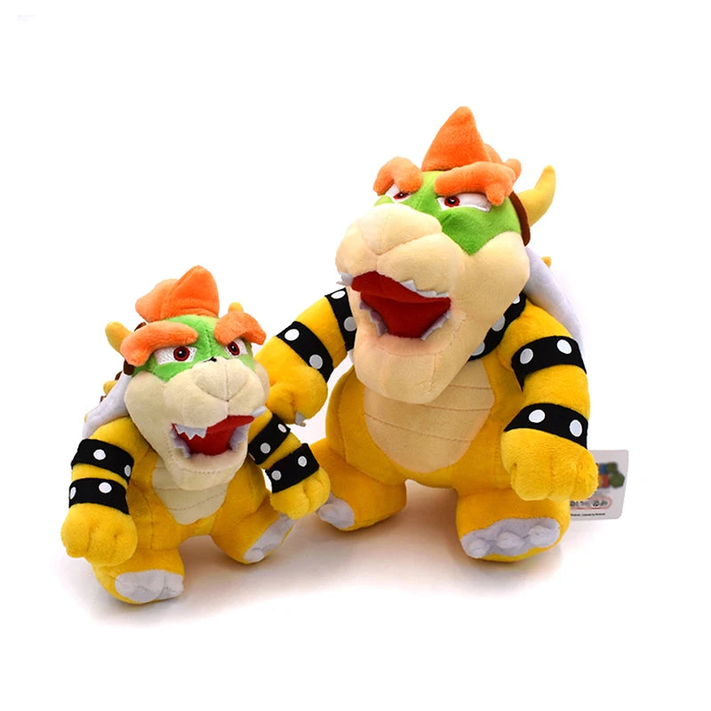 super Mario Bros Plush Toys Wonder Bowser Jr Meowser Lemmy Iggy Bowser Anime Stuffed Cartoon Peluche Dolls Kids Gifts