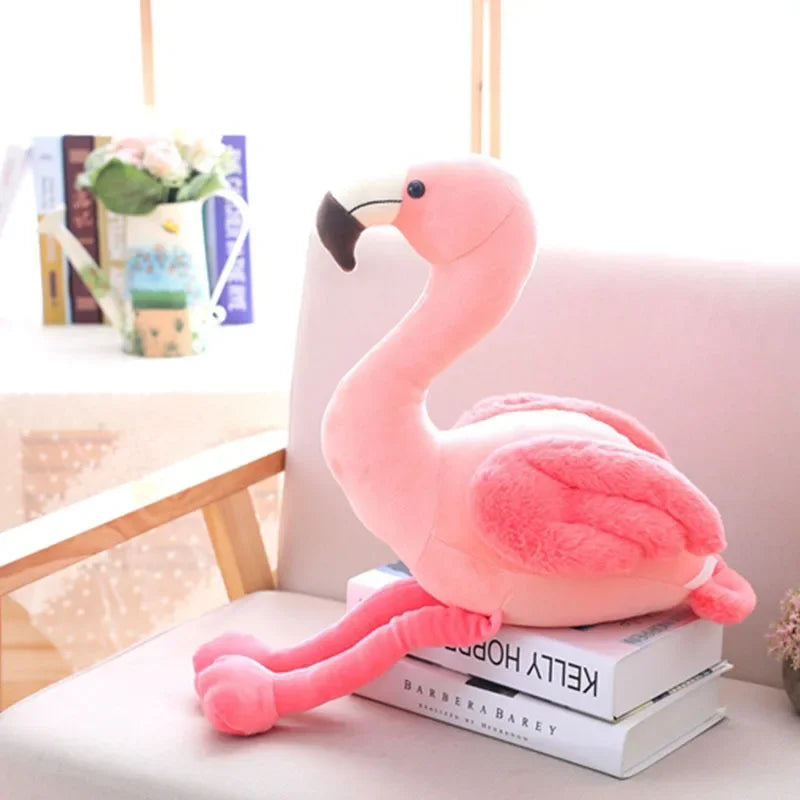 25-50cm Flamingo Plush Doll Toys Kawaii Pink Flamingo Kids Plush Doll Soft Stuffed Bird Doll Birthday Gift For Children Girls