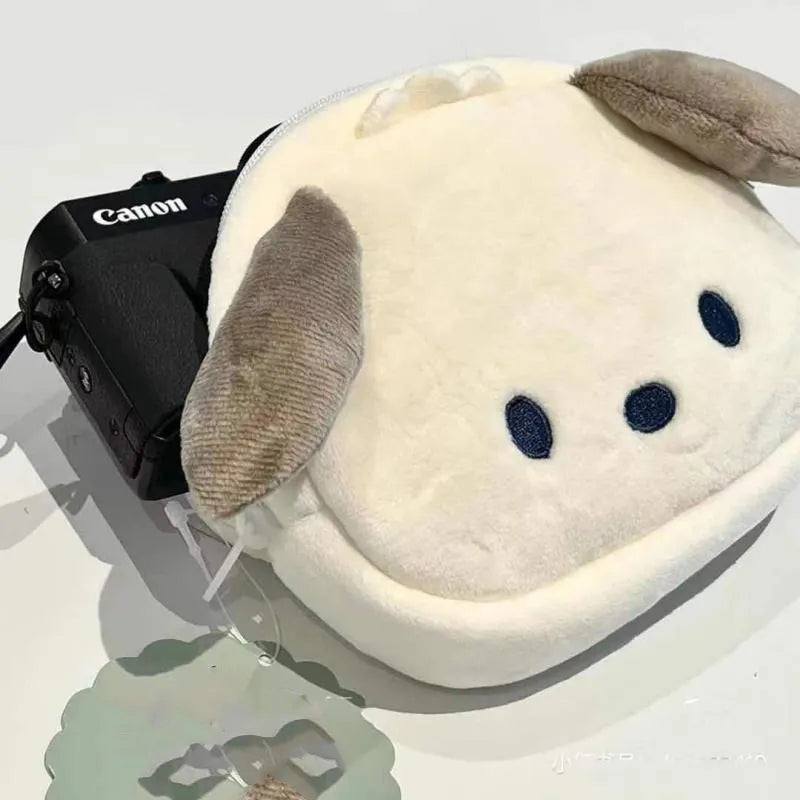 Kawaii Sanrio Plush Pochacco Bag - Plushy Mart