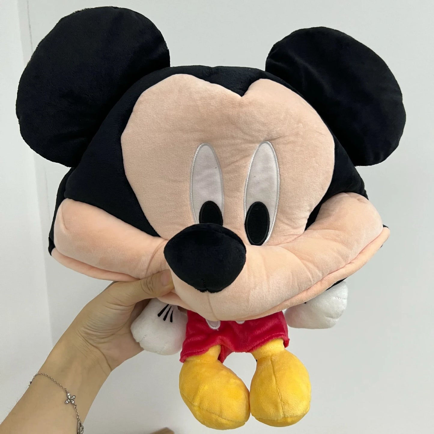 Disney Plush Mickey Minnie Mouse Hat Cute Cartoon Girls Party Birthday Gift Keep Warm Winnie the Pooh Hat Home Decor