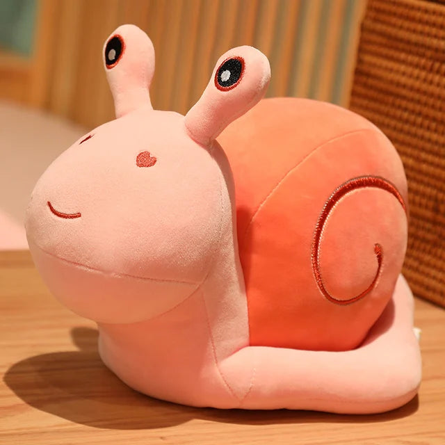 20/30cm Cartoon Snails Plush Toys Lovely Animal Pillow Stuffed Soft Kawaii Snail Dolls Sofa Cushion Cute Birthday Gift for Girls