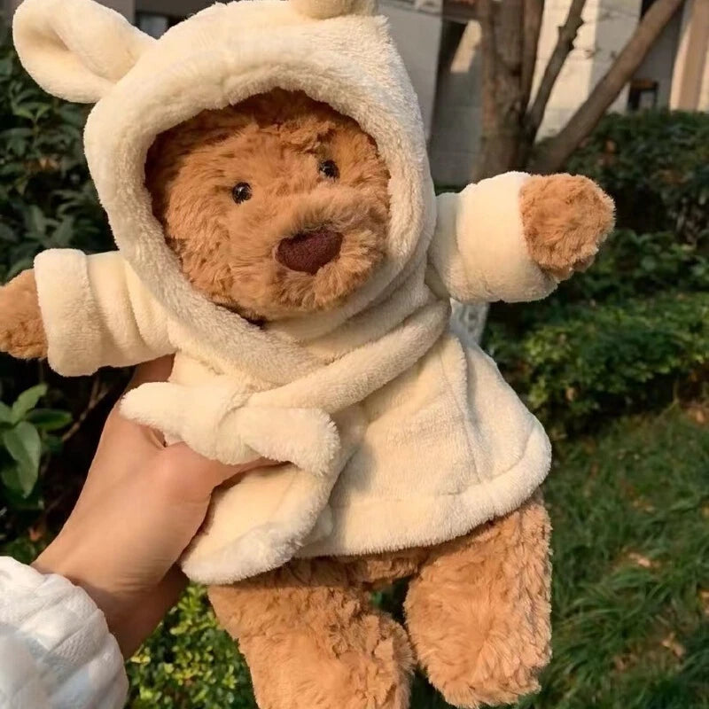 Cute New Product Lazy Plush Animal Bathrobe Bear Barcelona Plush Bear Super Cute High Beauty Plush Toy Pillow Doll Toy Gift