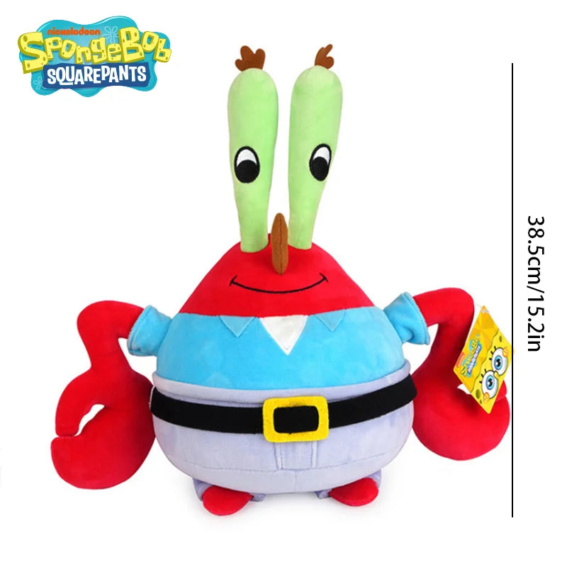 Spongebob Patrick Star Eugene H. Krabs Gary the Snail Plush Toy Throw Pillow Halloween Decorations Birthday Gift Boy