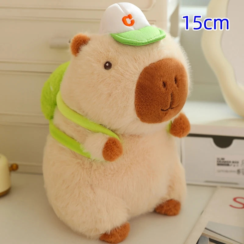 New Rytanda Capybara Clap Circle Toys Hold Ball Knapsack Pendant Pink Capybara Plush Hand Ring Fun Pop Kids Christmas Gift