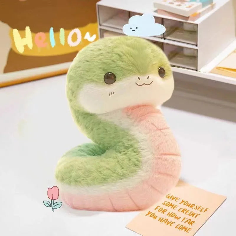 New Cute Little Snake Plush Toy Comfort Doll Snake Rag Doll Children's Birthday Gift For Girlfriend 25 Cm