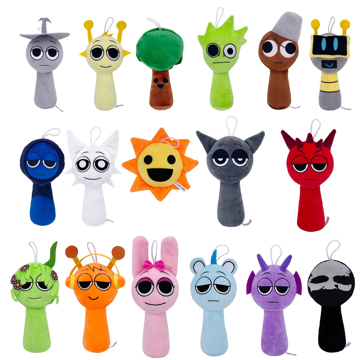 Sprunki Incredibox Plush Toys Sprunki Plushie Sprunki Soft Game Cartoon Pillow Kids Birthday Gifts Stuffed Dolls Christmas Gift