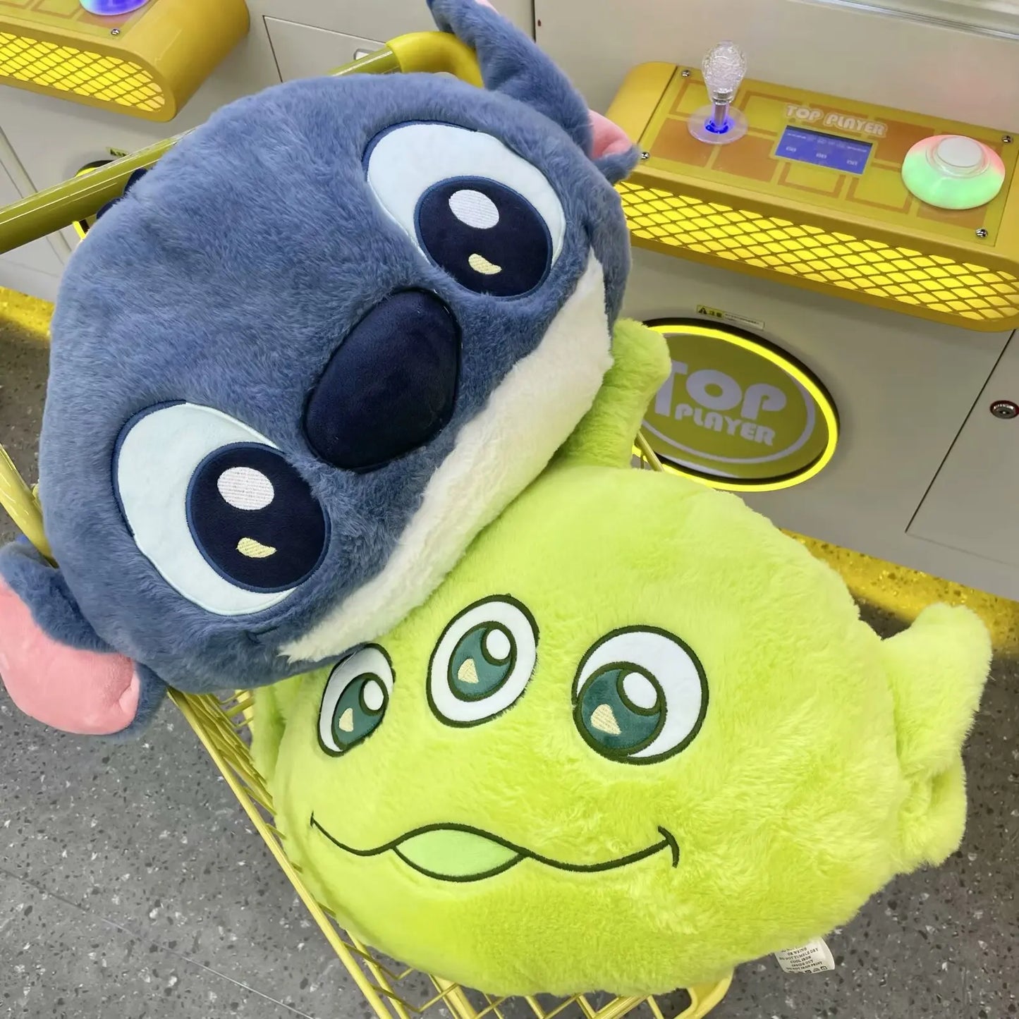 Comfortable Stitch Alien Plushies Cuddly Stuffed Anime Plush Toy Throw Pillow Blanket Back Cushion Sofa Bed Home Decor Gifts