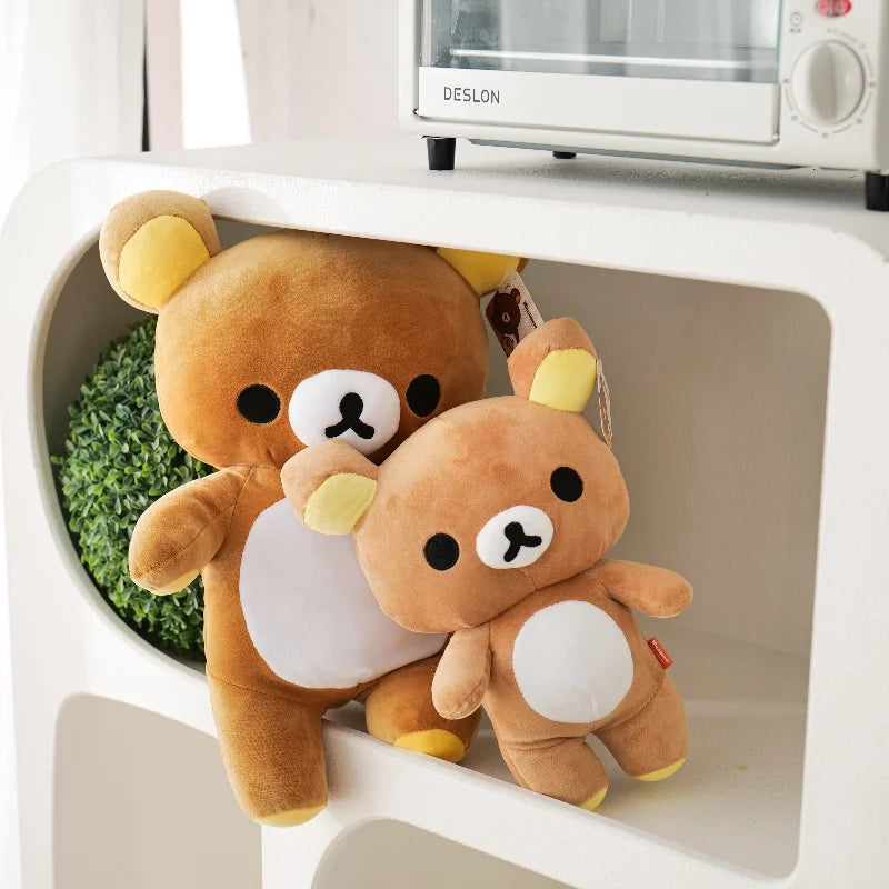 Anime Rilakkuma Cartoon Plush Doll Soft Kuma Easy bear Toys Kawaii Room Decor Teddy Bear Plushies Cute Couple Bear Xmas Gifts