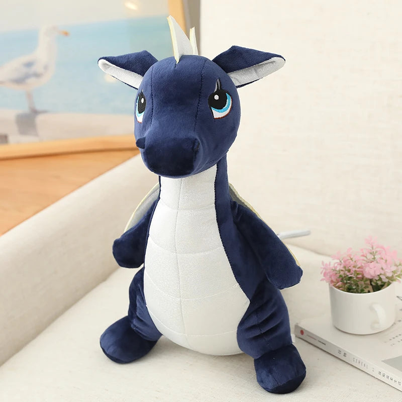 40/60/80cm Kawaii Dinosaur Plush Doll Stuffed Dino Toy Kids Huggable Animal Dragon Plush Pillows Cartoon Gift for Kids