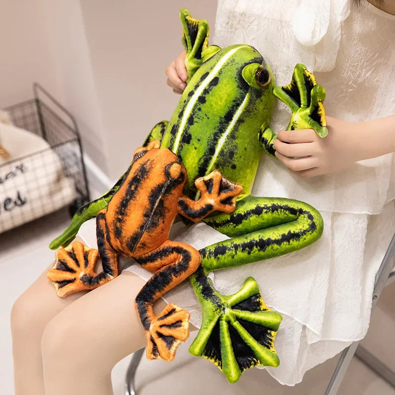 1pc 28/38cm Cute  Frog Plush Pillow Lovely Stuffed Soft Animal Frog Toys Cushion for Children Baby Birthday Appease Dolls Gift