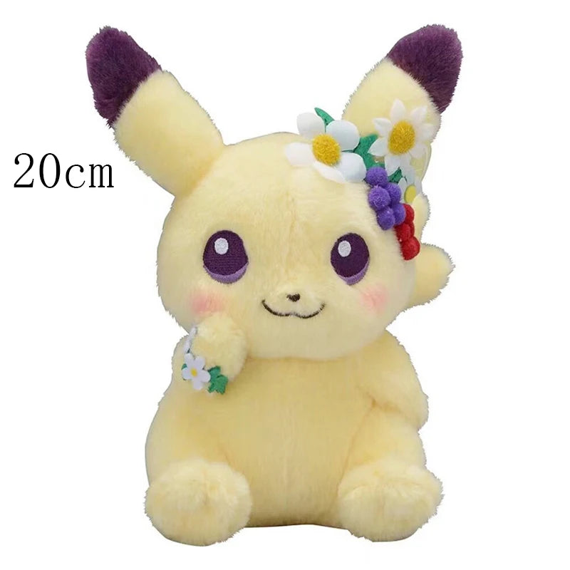 Pokemon Easter Series Pikachu Plush Eevee Servine Meowscarada Garchomp Jirachi Gengar Stuffed Toys Hobbies Present For Kid Gifts