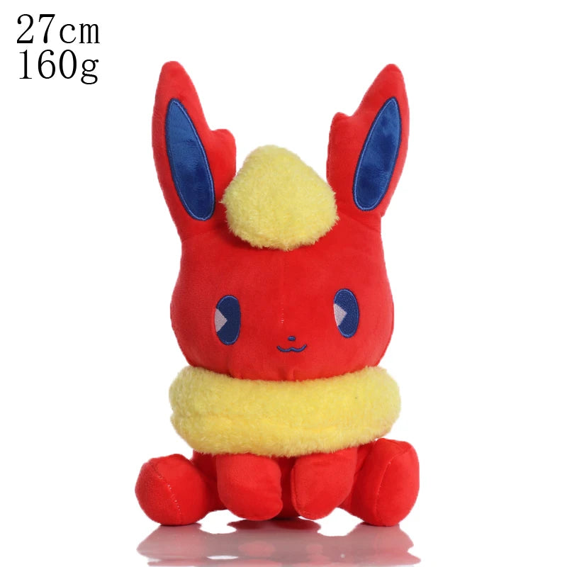 Newest Pokemon 70 Types Elf Plush Pikachu Toys Elekid Lucario Celebi Stuffed Doll Sprigatito Fuecoco Quaxly Plushies Xmas Gifts